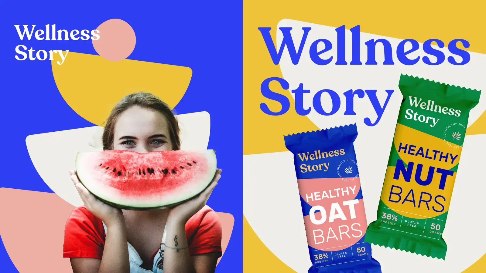 Vibrant Wellness Story campaign and packaging concept