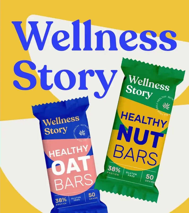 Vibrant Wellness Story campaign and packaging design